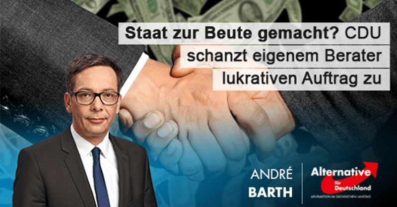 Staat zur Beute gemacht? CDU schanzt eigenem Berater lukrativen Vertrag zu