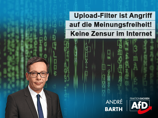 Upload-Filter ist ein Angriff auf die Meinungsfreiheit!